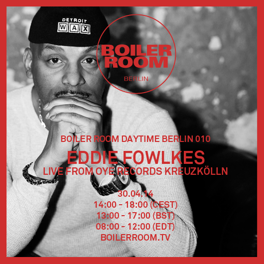 Flyer for event Berlin: Eddie Fowlkes.