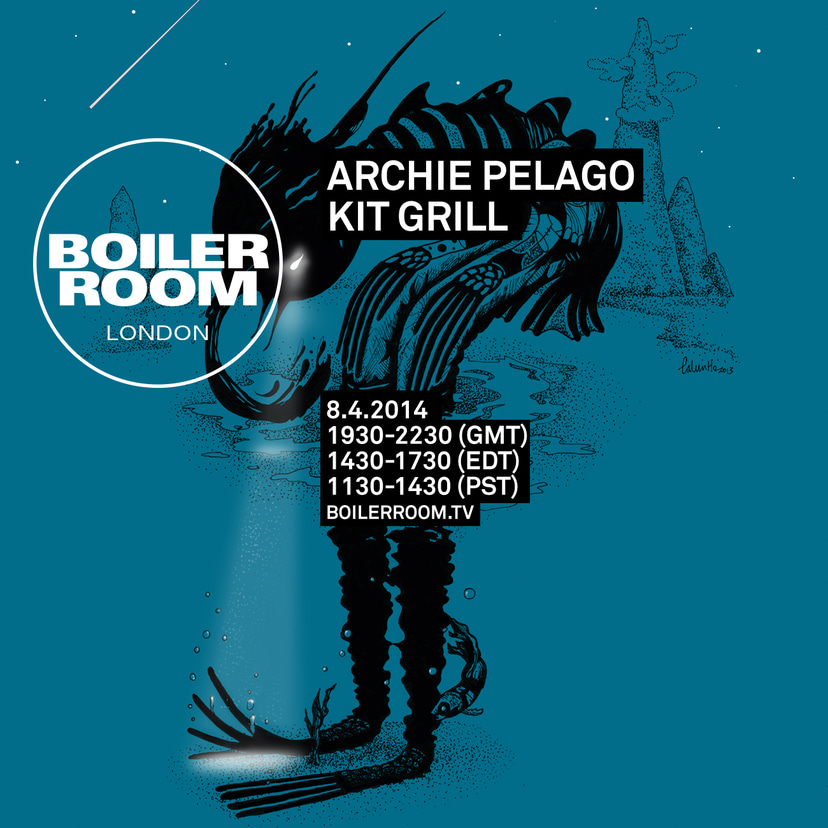 Flyer for event Archie Pelago & Kit Grill .