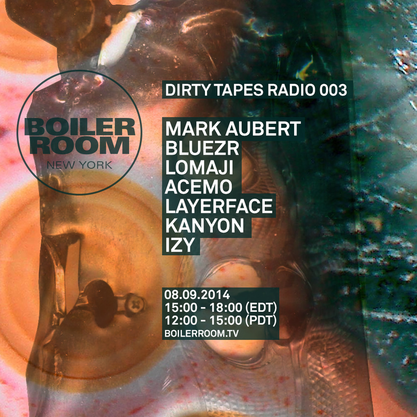 Flyer for event Dirty Tapes Radio 003.