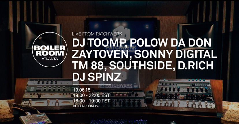 Flyer for event Atlanta: Live From PatchWerk Studio.