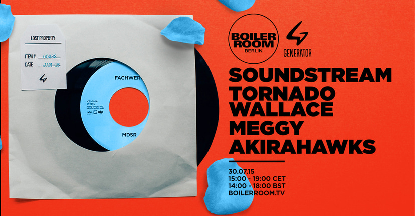 Flyer for event BR x Generator: Berlin.