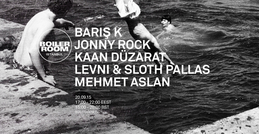 Flyer for event Istanbul: Barış K, Jonny Rock, Mehmet Aslan, Kaan Düzarat, Levni & Sloth Pallas.