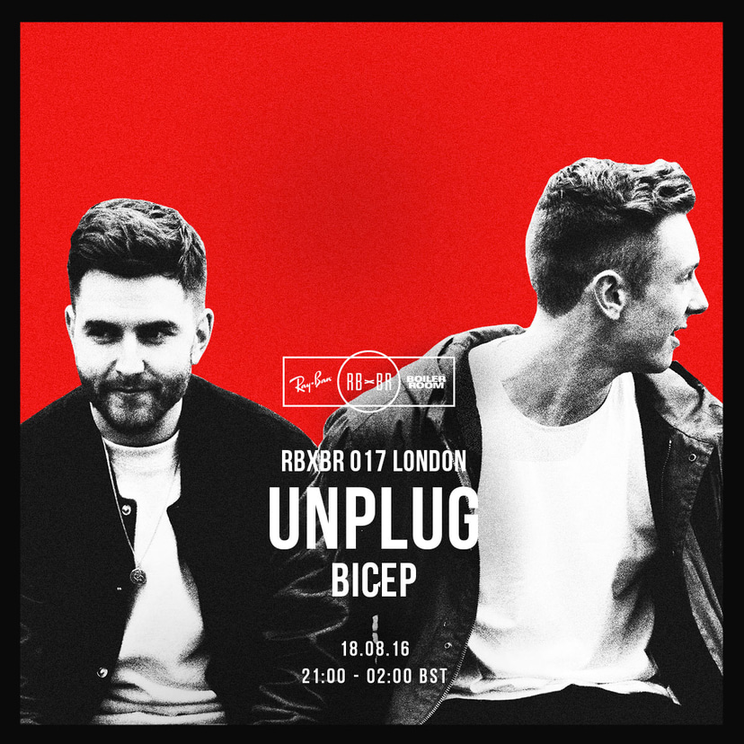 Flyer for event London: Ray-Ban x Boiler Room 017.