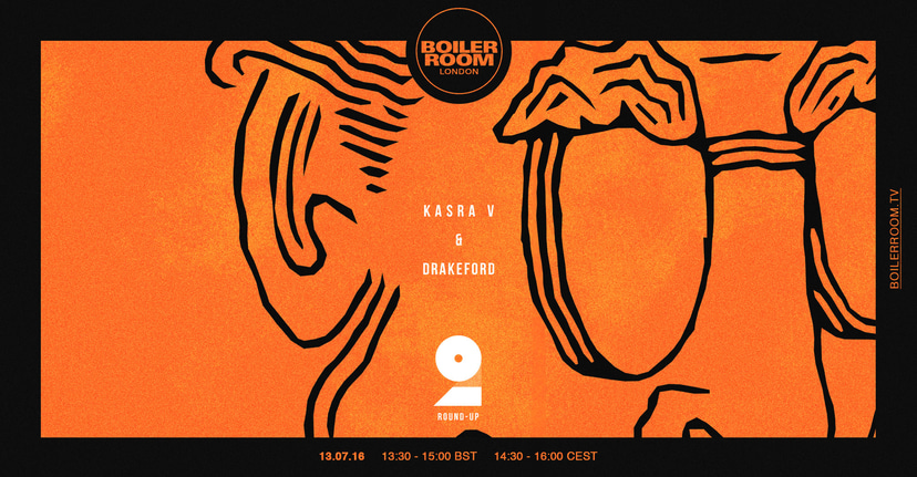 Flyer for event Channel 2 Round-Up: Kasra-V & Drakeford.