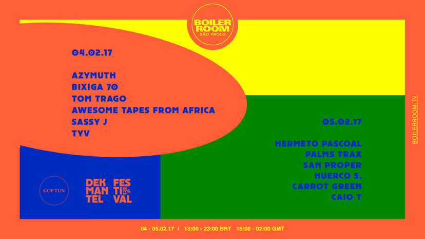 Flyer for event Dekmantel São Paulo: Day 2.