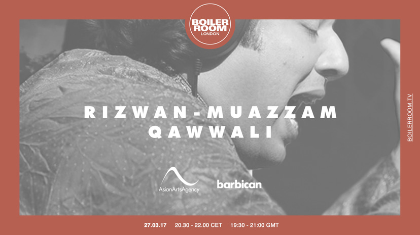 Flyer for event Rizwan-Muazzam Qawwali.