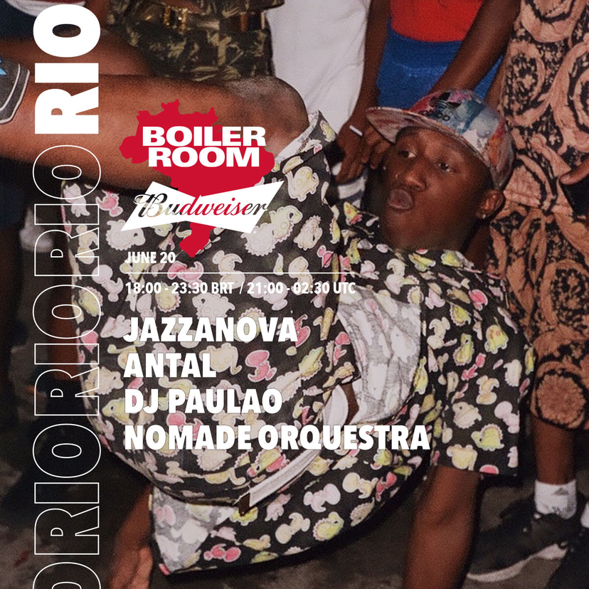 Flyer for event Boiler Room x Budweiser: Rio.