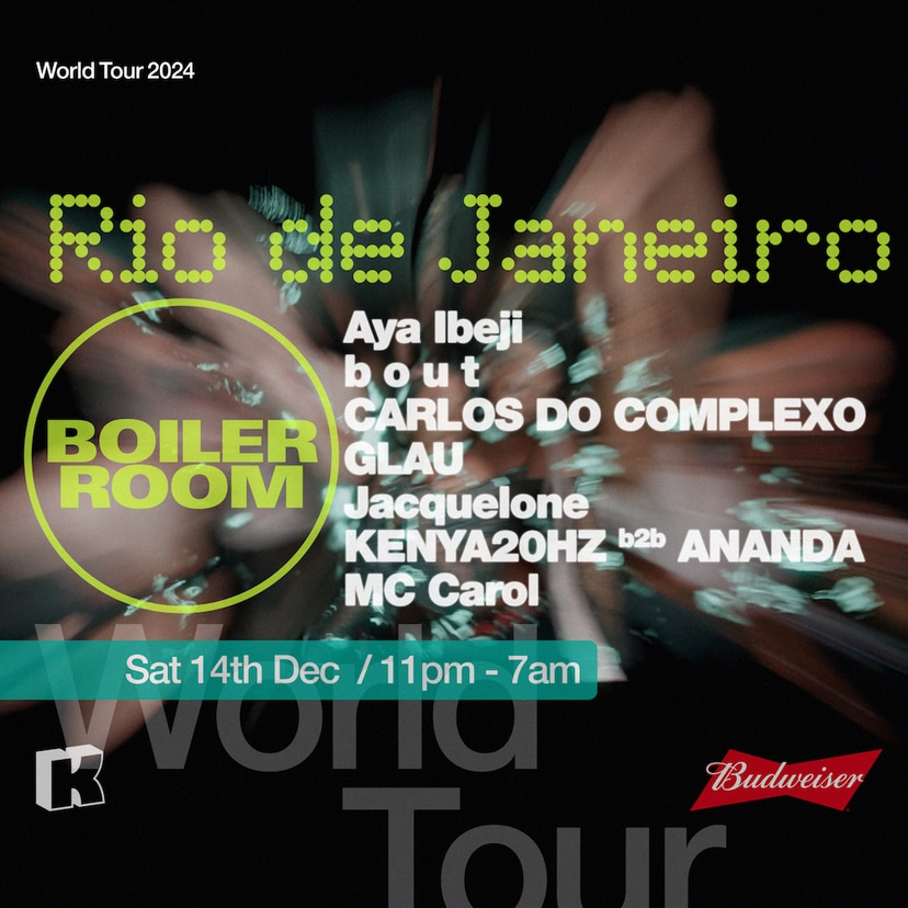 Flyer for event Rio de Janeiro.