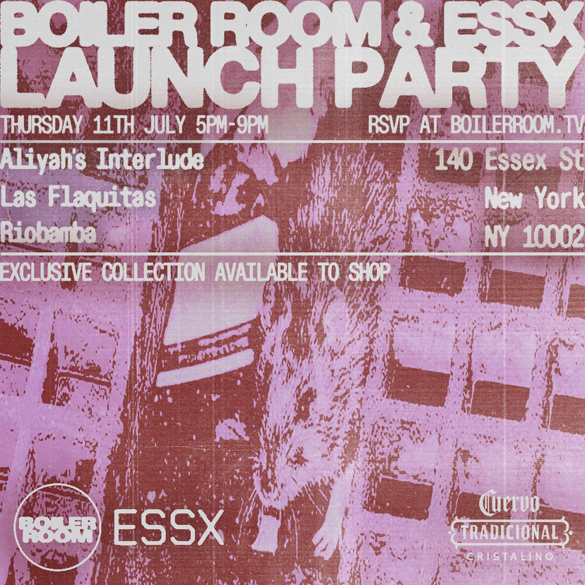Flyer for event Boiler Room x ESSX.