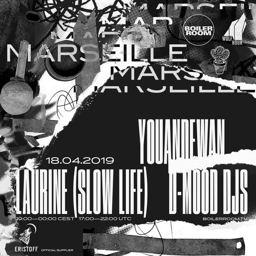 Flyer for event Eristoff x D-Mood: Marseille.