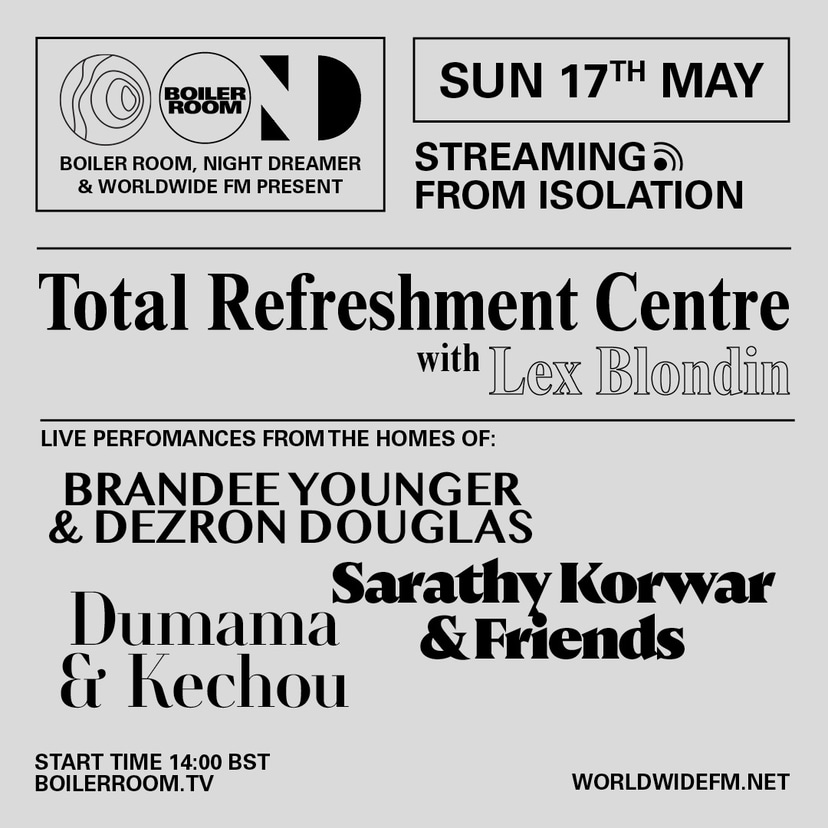 Flyer for event Streaming From Isolation with Night Dreamer & Worldwide FM - #10.