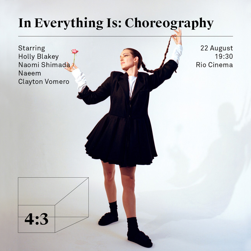 Flyer for event In Everything Is: Choreography.