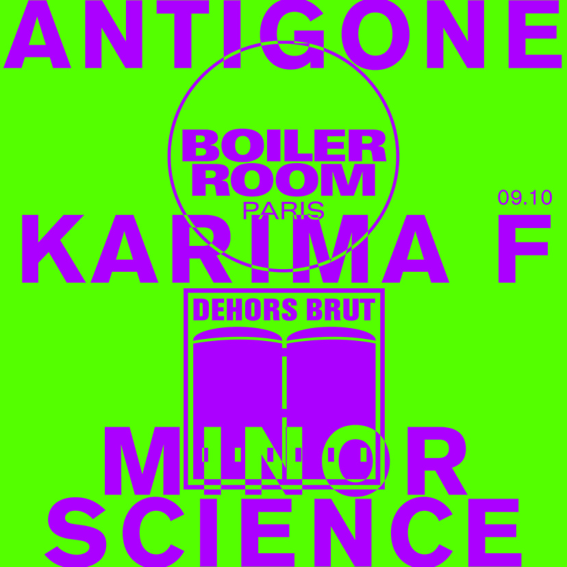 Flyer for event Dehors Brut II.