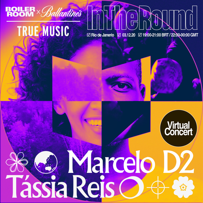 Flyer for event Boiler Room x Ballantine's True Music | In The Round: Rio de Janeiro.