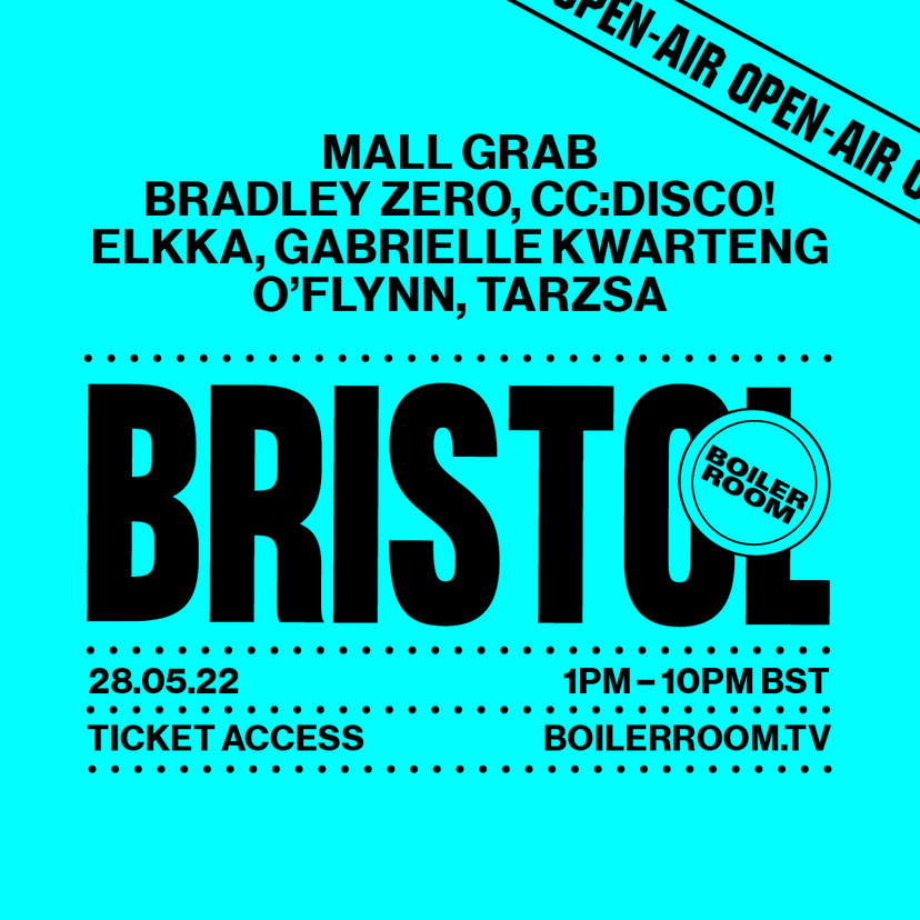 Flyer for event Boiler Room: Bristol.