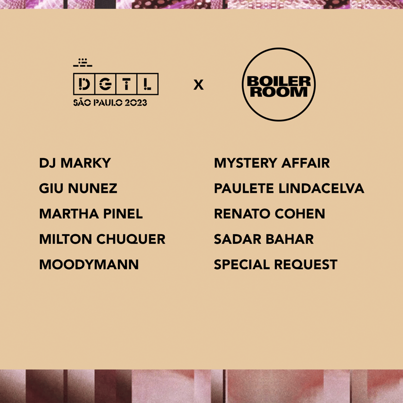 Flyer for event DGTL São Paulo.