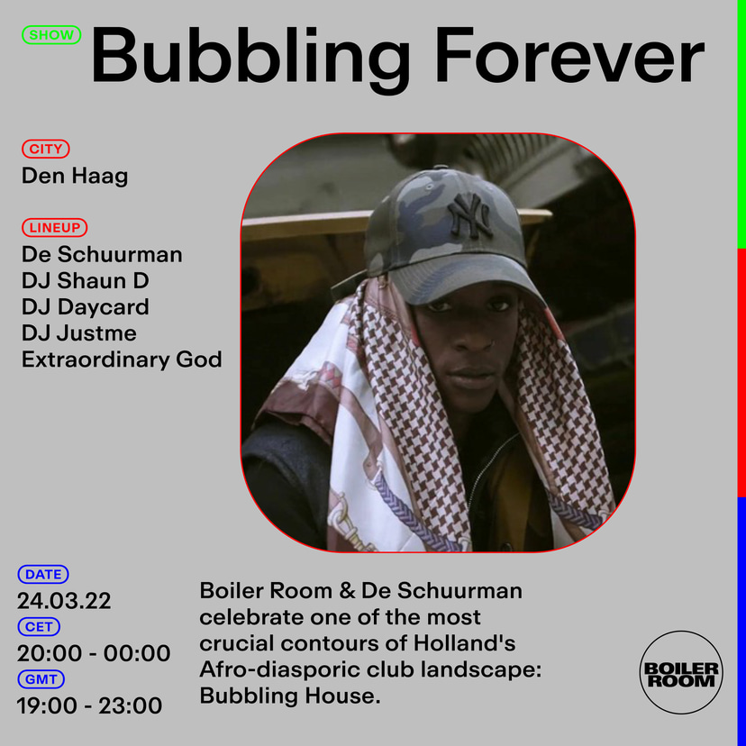 Flyer for event Bubbling Forever.