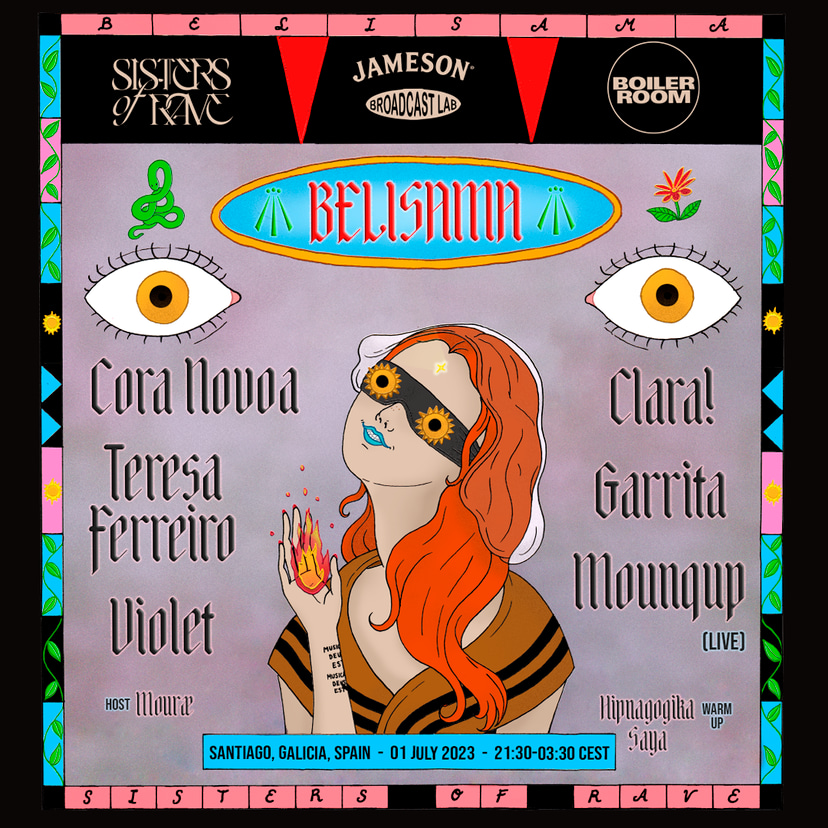 Flyer for event Sisters of Rave: Belisama.